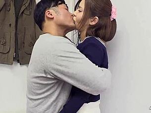 skinny japanese teen mio ozora tricked into deepthroat suck and facial cumshot uncensored