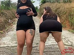 we get naughty flashing curves in supermarket