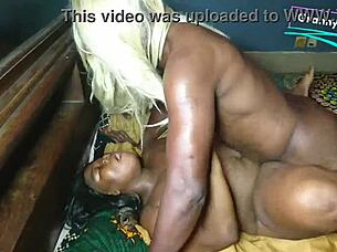 wigged husband ravages naughty bbw wife's pussy