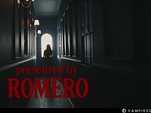 Vampire ebony asian lezdom hypnotize in interracial horror scissoring