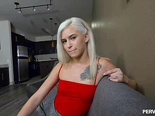 kiara cole can you swallow my huge load after deepthroating on sofa?
