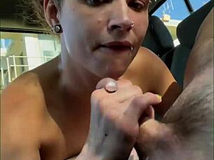 busty petite hooker sucks fucks creampie surprise public