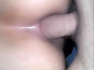 Chubby latina wife spreads wet asshole for stranger anal