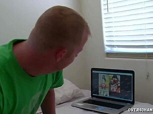 bikini milf dreams of stroking that monster cock handjob style