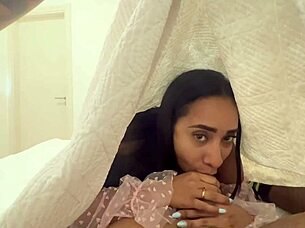 curvy latina slut bent over creampied doggystyle by monster cock