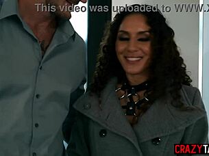black milf ana foxxx in lingerie gets submissive fuck from big ass latina liv revamped