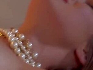 She drools on dick before bedroom pussy pounding