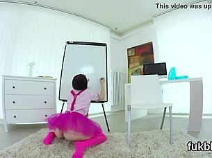 curious nympho teases clit gets licked then pounded hard in real pov action