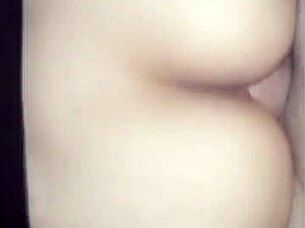 Chubby latina wife spreads wet asshole for stranger anal