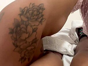 curvy latina slut bent over creampied doggystyle by monster cock