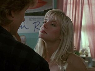 hope marie carlton strips lingerie in college ghoulies scene