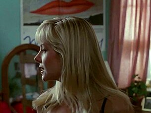 hope marie carlton strips lingerie in college ghoulies scene