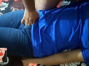 Watch horny Indian milf scream in ecstasy from rough pounding!
