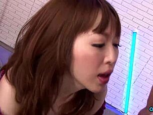 young babe licks lollipop while he devours her dripping wet pussy hungrily