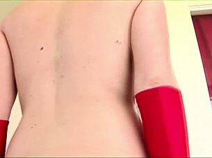 hey this guy with good shaft fucks and creampies christmas outfit girl doggystyle deepthroat