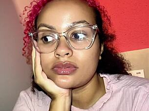 public bathroom babe fights gassy farts but explodes loudly anyway