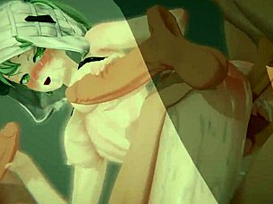 arknights fluorite pregnant doggy bondage 4k