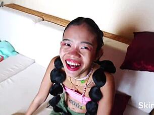 what if a giant monster kept ravaging this petite princess nonstop?