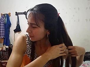 braided teen in pajamas milks my load and swallows it all candyboom style