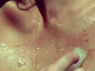 blonde lesbian craves mouthful of redhead's squirting pussy cum outdoors
