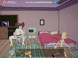 ready to fuck busty bbw futanari milf on campus parody?