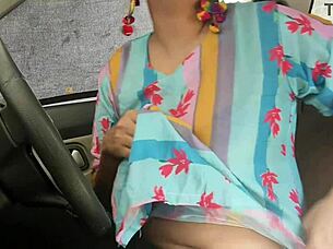 asian babe sucks cock for car ride
