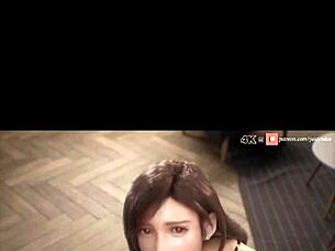 tifa lockhart doggystyle anal creampie compilation