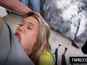 Stepdad, punish your prankster stepdaughter chloe rose doggystyle! 😈