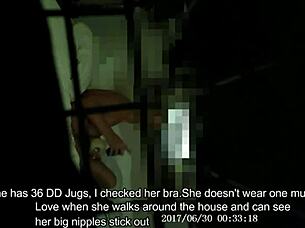 mom catches orgasm with hidden dildo toy