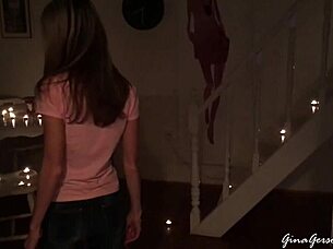 Skinny Blonde Teens BDSM Lesbian Halloween Fetish Fuck