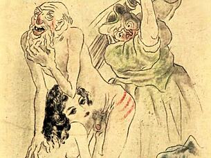 I cherish exploring antique retro vintage erotic art collections deeply