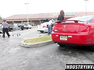 Milf Pornstar's Red-Hot Public Debut Blowjob Fury