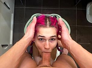 stuck in the washing machine? this big cock will pull her out