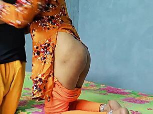 Indian college babe drilled deep by horny roommate on hidden cam
