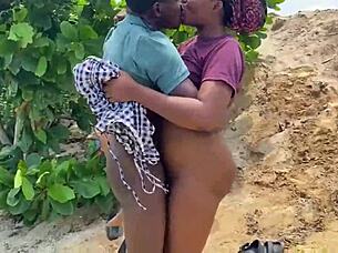 A Wild Beach Fuck With Squirting Asian Pornstar