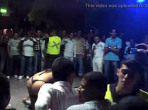 Hey sexy latina, strip naked at the colombian club now