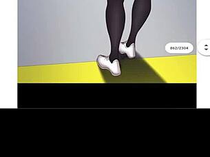Athletic latina heats up fitness session part four
