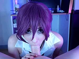 REZE BANGS DENJI WITH OILED ASS CUM!