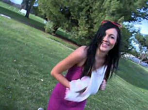 Horny Brunette Blows Cock Then Rides It in Shaved Pussy Heels
