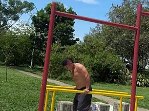 Sexy Colombian Cyclist Fucked Outdoor Squirting Pussy POV Cumshot