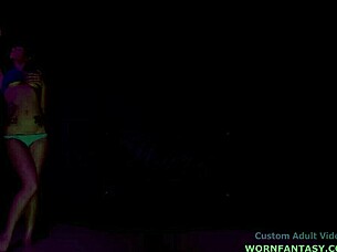 Sexy Clothes-Ripped Striptease Dance Teases Every Inch