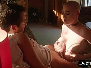 riley nixon falls deeper sucking his trashy cock charm