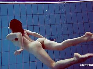 Martina, wanna see my tight pussy in blue bikini underwater?