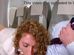 Freeuse Stewardess Pays Flight With Petite Pussy Group Access