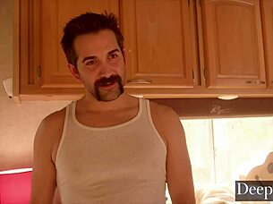 riley nixon falls deeper sucking his trashy cock charm