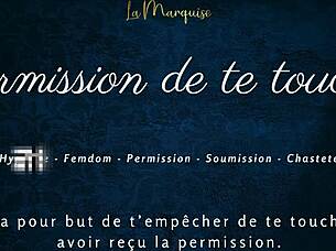 french joi demands brutal edging and groping permission now