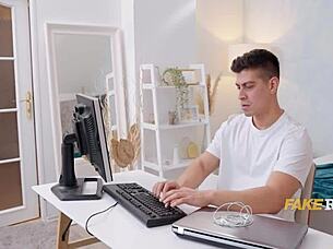 Hottest Euro Wife Rides Revenge Cock Hard