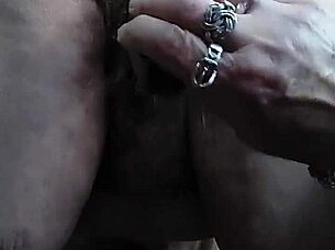 granny fucks hairy pussy with cucumber wildly