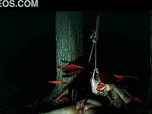 little anal bug lily thot crawls mud for rough outdoor bdsm