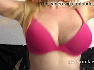 veronikavonk flashes huge natural asian boobs voyeur style